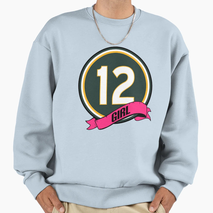 12 Banner Circle Sweatshirt - Novelty Apparel Men Women - T-Shirt, Sweatshirt, Hoodie