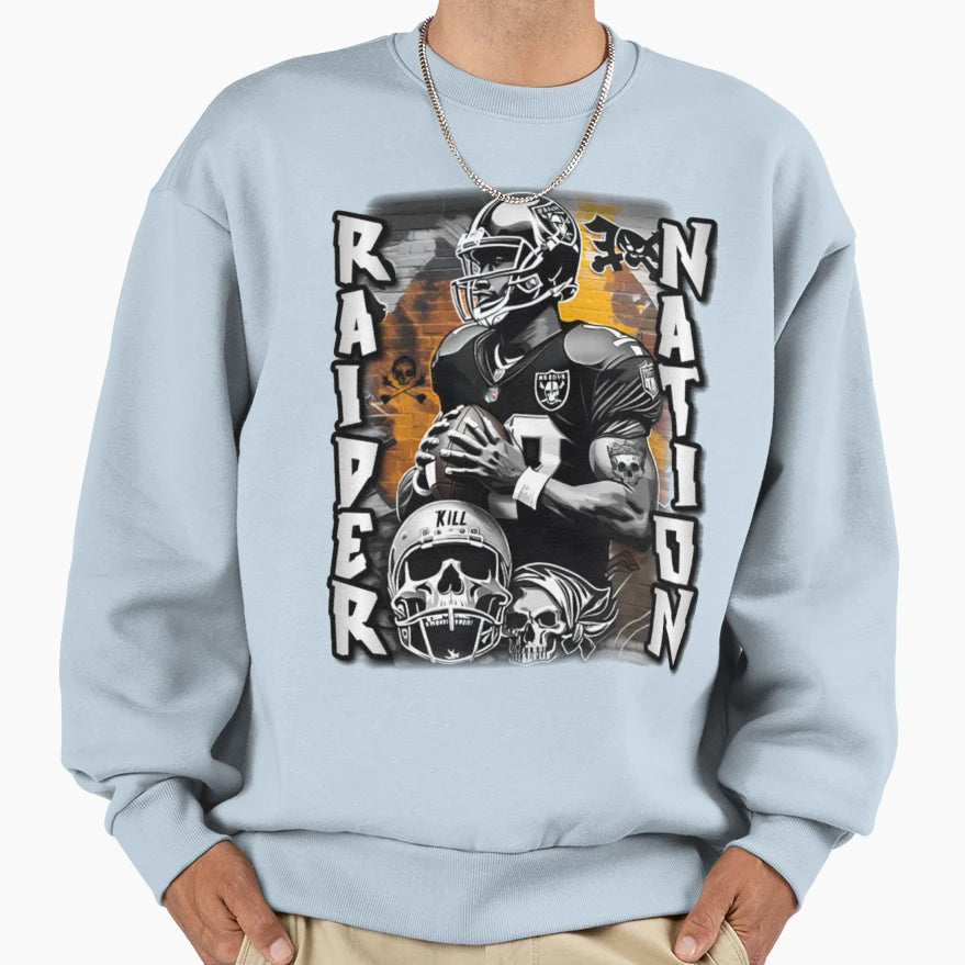 Art Las Vegas Raiders Sweatshirt - Casual Everyday Wear for Adults - T-Shirt, Sweatshirt, Hoodie