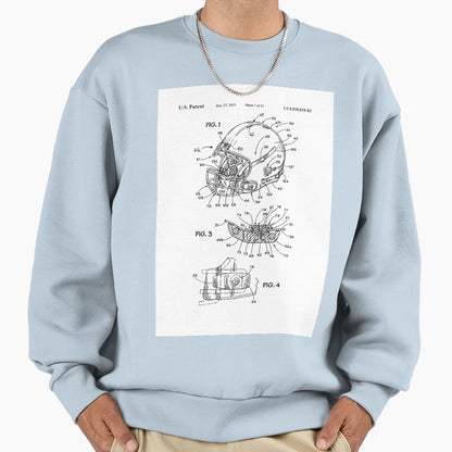American Football Patent Sweatshirt - Custom Art Print Unisex - T-Shirt, Sweatshirt, Hoodie
