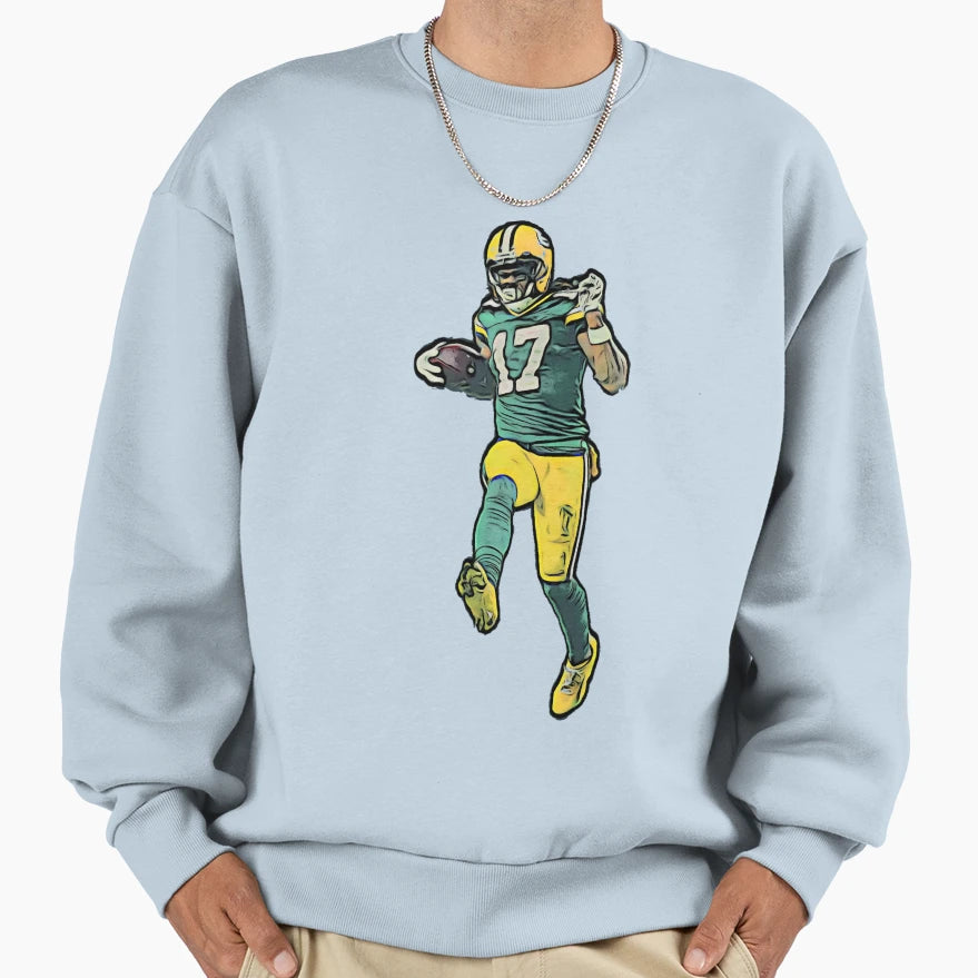 DA Green Bay Wide Receiver Bold Sweatshirt - Novelty Apparel Men Women - T-Shirt, Sweatshirt, Hoodie