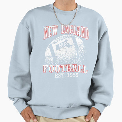 New England Football Sweatshirt - Streetwear Style for Adults - T-Shirt, Sweatshirt, Hoodie
