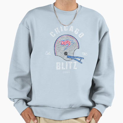 Defunct Series 1983 Chicago Blitz Sweatshirt - Minimalist Print Men Women - T-Shirt, Sweatshirt, Hoodie