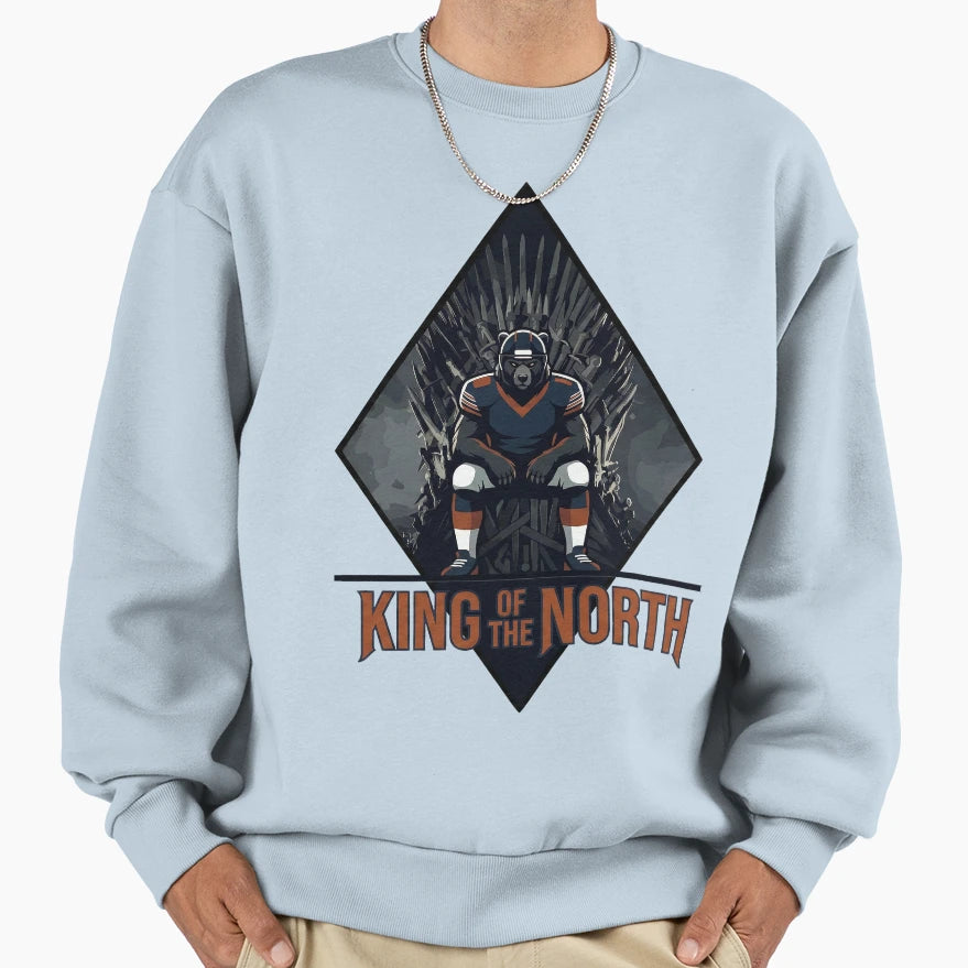 Da Bears King North Nfc North Champions Sweatshirt - Novelty Apparel Unisex - T-Shirt, Sweatshirt, Hoodie