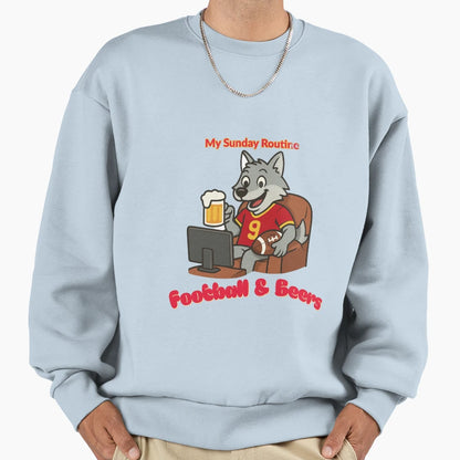 Kansas City Chiefs My Sunday Routine Sweatshirt - Graphic Print Men Women - T-Shirt, Sweatshirt, Hoodie