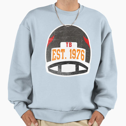 Tampa Bay Throwback Football Sweatshirt - Minimalist Print for Adults - T-Shirt, Sweatshirt, Hoodie