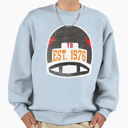 Tampa Bay Throwback Football Sweatshirt - Minimalist Print for Adults - T-Shirt, Sweatshirt, Hoodie