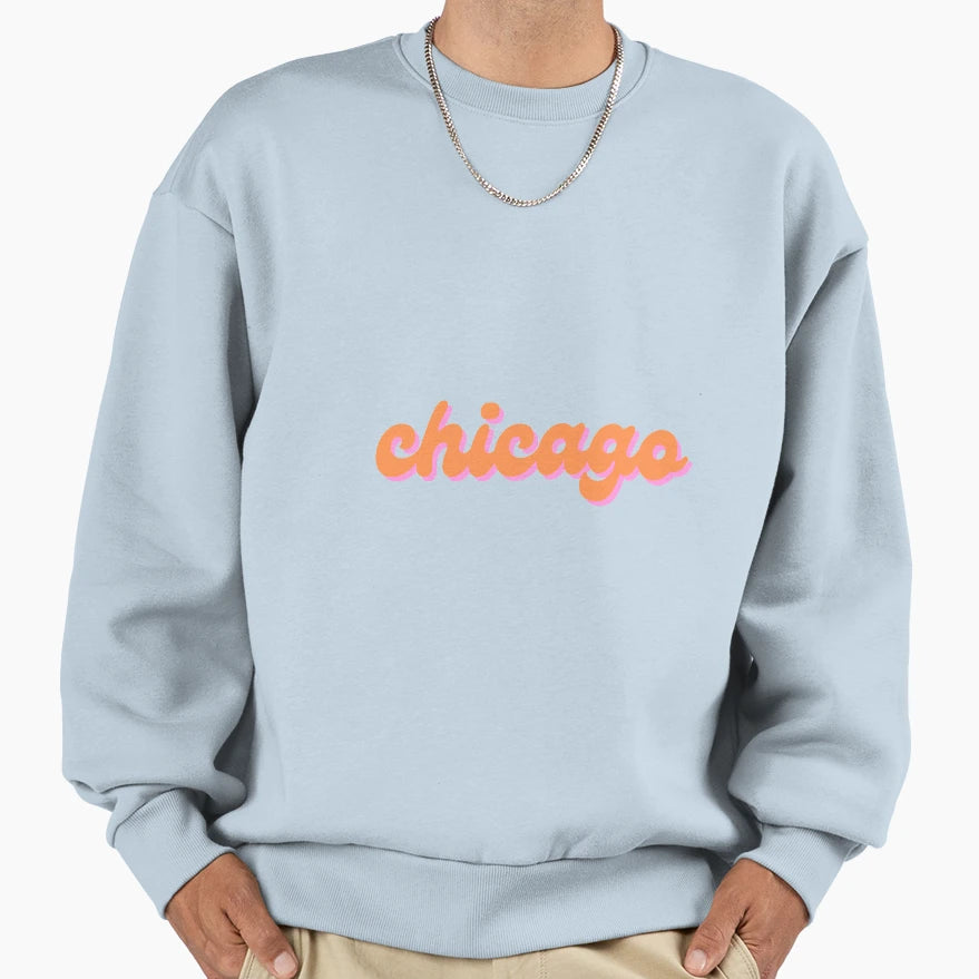 Chicago Sweatshirt - Minimalist Print Unisex - T-Shirt, Sweatshirt, Hoodie