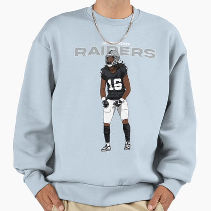 Jacobi Meyers Lv Raiders Sweatshirt - Trendy Graphic Unisex - T-Shirt, Sweatshirt, Hoodie
