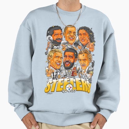 Pittsburgh Steelers Greatest Players Sweatshirt - Aesthetic Graphic Unisex - T-Shirt, Sweatshirt, Hoodie