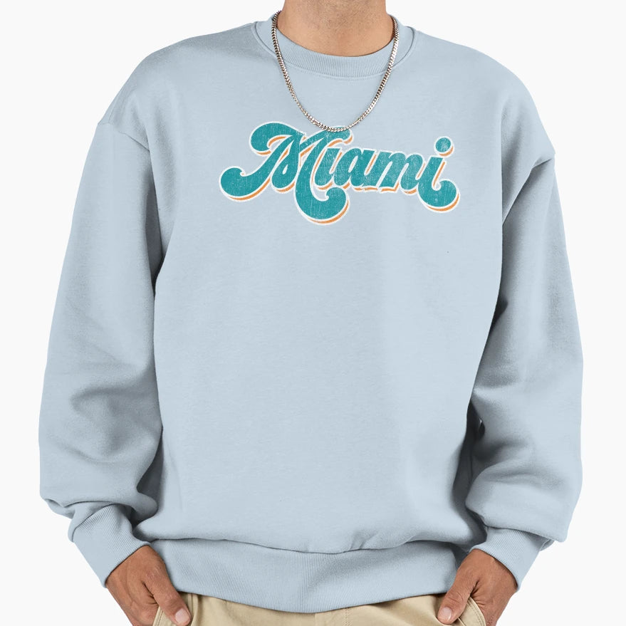 Miami Sweatshirt - Unique Graphic for Adults - T-Shirt, Sweatshirt, Hoodie