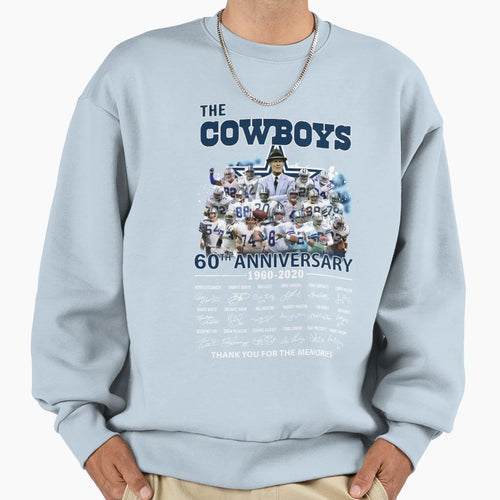 Cowboys 60Th Sweatshirt - Aesthetic Graphic for Adults - T-Shirt, Sweatshirt, Hoodie