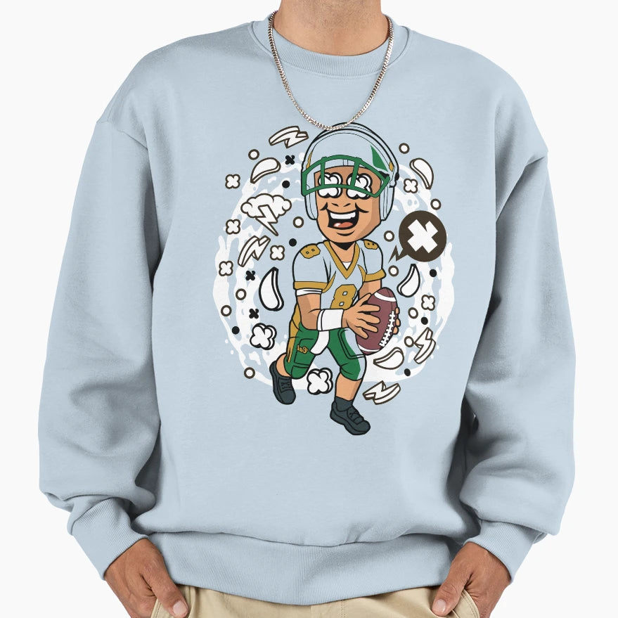 Football Player Sweatshirt - Custom Art Print for Adults - T-Shirt, Sweatshirt, Hoodie