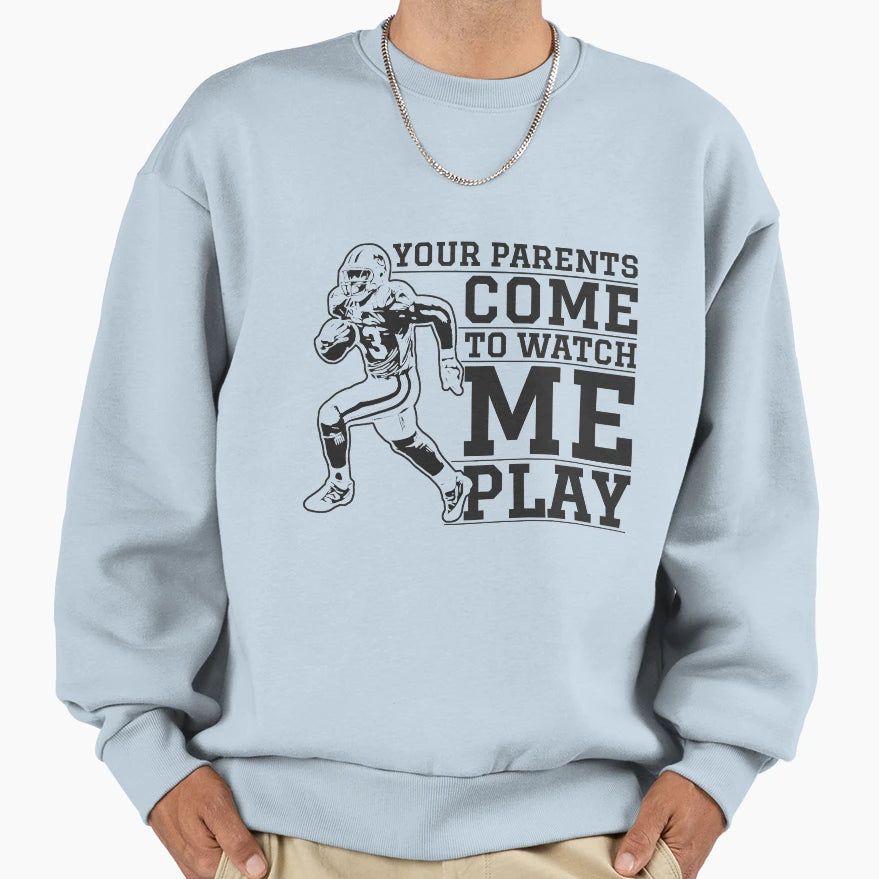 American Football Show Time Sweatshirt - Fun Novelty Design for Adults - T-Shirt, Sweatshirt, Hoodie