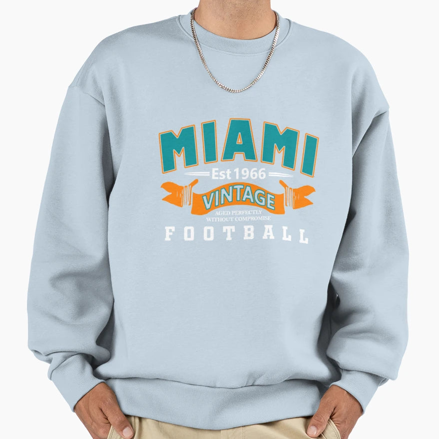 Miami Pro Football 1966 Sweatshirt - Casual Everyday Wear Unisex - T-Shirt, Sweatshirt, Hoodie