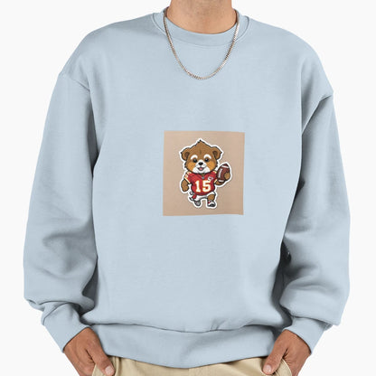 Animal Wearing Kansas City Chiefs Sweatshirt - Streetwear Style for Adults - T-Shirt, Sweatshirt, Hoodie