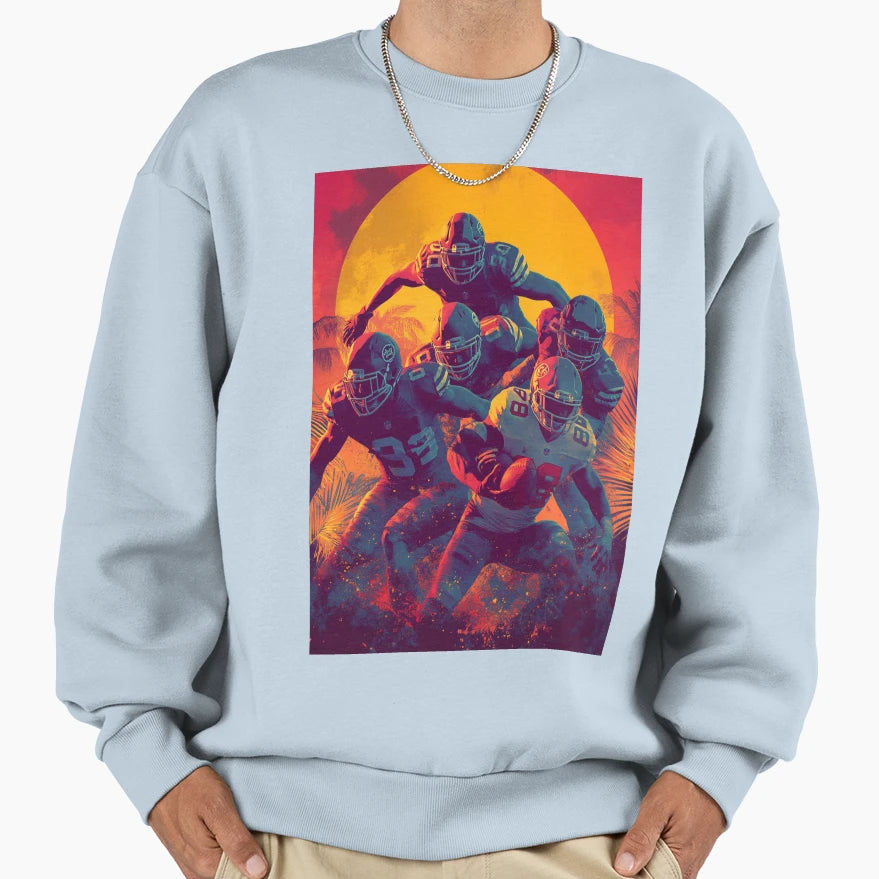 American Football Team Going Sweatshirt - Fun Novelty Design for Adults - T-Shirt, Sweatshirt, Hoodie