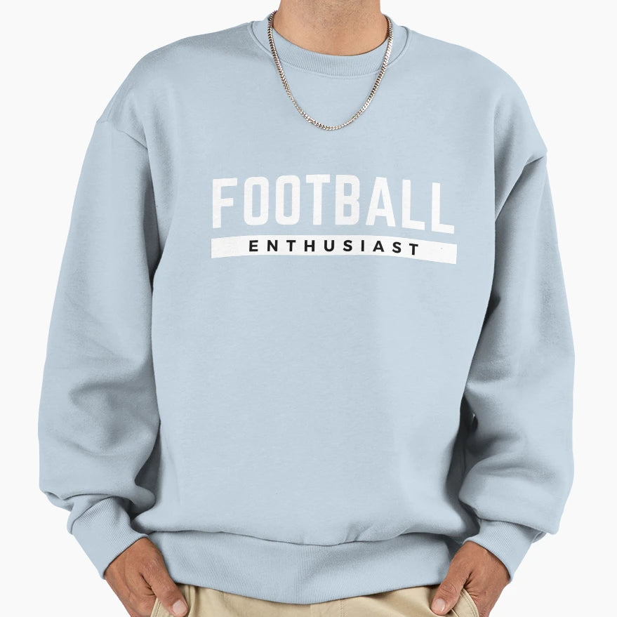 Football Enthusiast Sweatshirt - Custom Art Print for Adults - T-Shirt, Sweatshirt, Hoodie