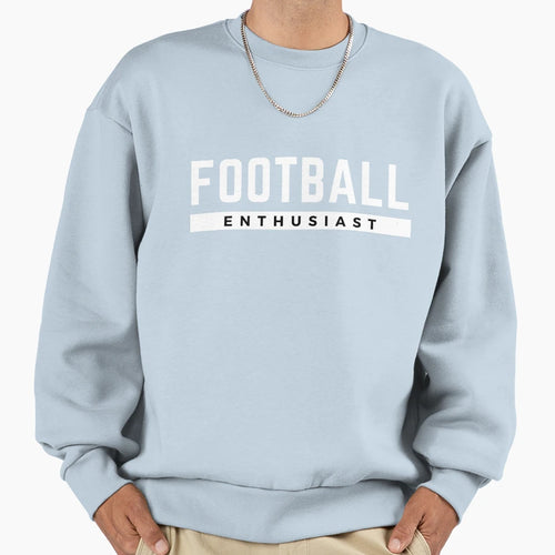 Football Enthusiast Sweatshirt - Custom Art Print for Adults - T-Shirt, Sweatshirt, Hoodie