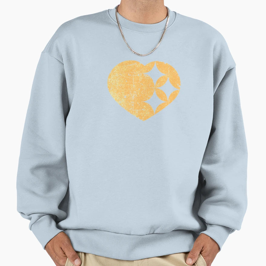 Steeler Heart Sweatshirt - Graphic Print Men Women - T-Shirt, Sweatshirt, Hoodie