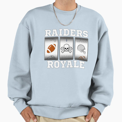 Raiders Royale Sweatshirt - Aesthetic Graphic Unisex - T-Shirt, Sweatshirt, Hoodie