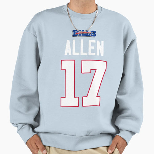 Allen 17 Bills Sweatshirt - Minimalist Print Unisex - T-Shirt, Sweatshirt, Hoodie