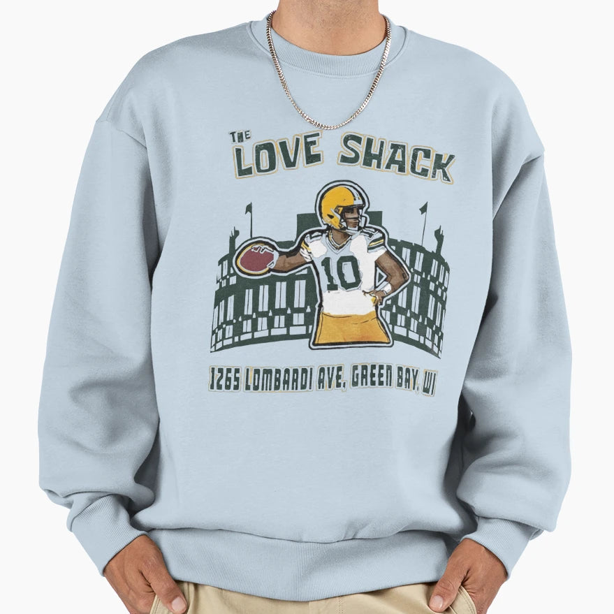 Love Shack 1265 Lombardi Ave Sweatshirt - Minimalist Print for Adults - T-Shirt, Sweatshirt, Hoodie
