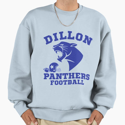 Dillon Panthers Football Sweatshirt - Fun Novelty Design for Adults - T-Shirt, Sweatshirt, Hoodie