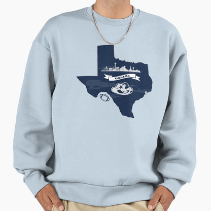 Dallas Cowboys Sweatshirt - Custom Art Print Men Women - T-Shirt, Sweatshirt, Hoodie