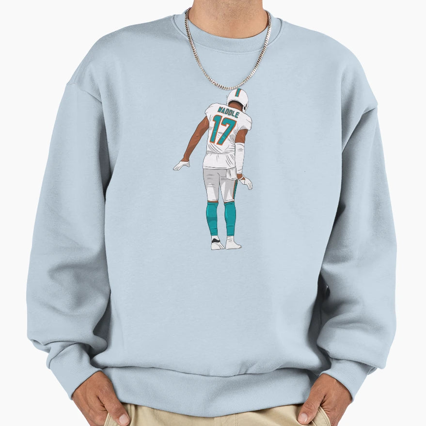 Jaylen Waddle Penguin Celebration Sweatshirt - Trendy Graphic Men Women - T-Shirt, Sweatshirt, Hoodie