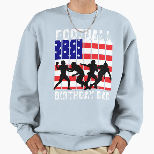 American Football Theme Sweatshirt - Casual Everyday Wear for Adults - T-Shirt, Sweatshirt, Hoodie