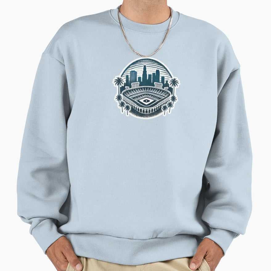 L Baseball Skyline Sweatshirt - Trendy Graphic Men Women - T-Shirt, Sweatshirt, Hoodie