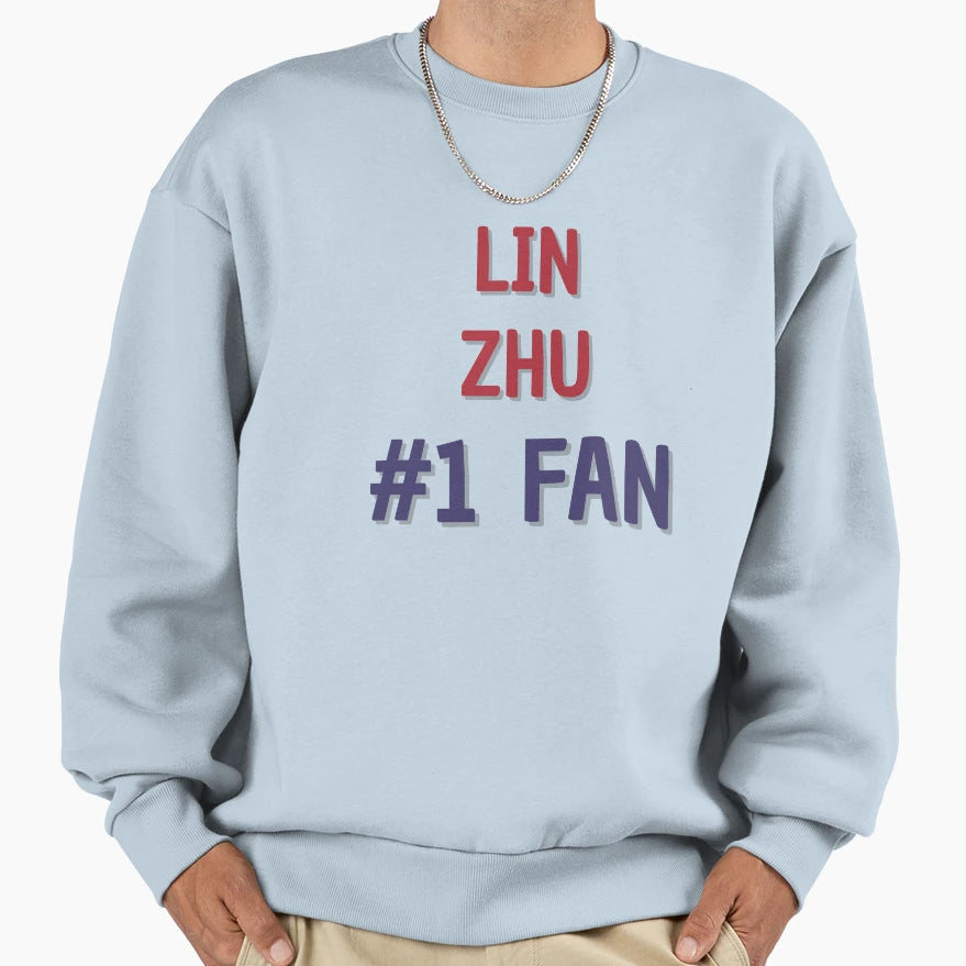 Lin Zhu 1 Fan Sweatshirt - Casual Everyday Wear for Adults - T-Shirt, Sweatshirt, Hoodie