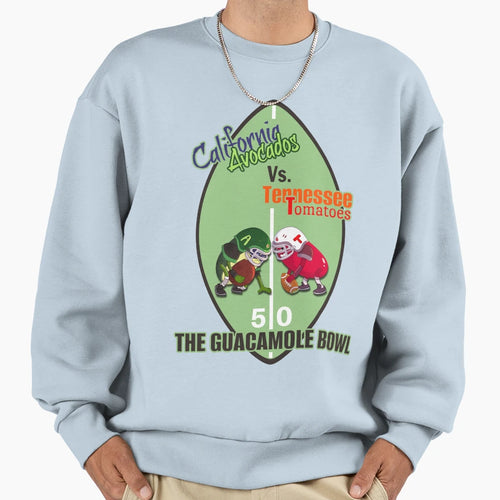 Avocados Vs Tomatoes College Football Sweatshirt - Custom Art Print Unisex - T-Shirt, Sweatshirt, Hoodie