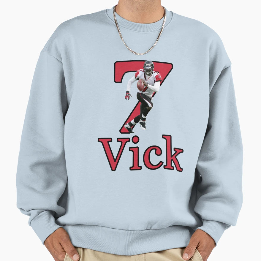 Vick Atlanta Falcons Sweatshirt - Fun Novelty Design Unisex - T-Shirt, Sweatshirt, Hoodie