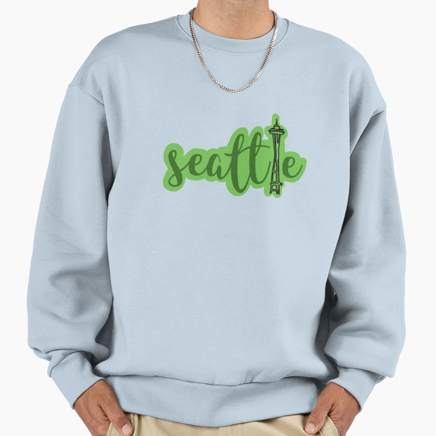 Seattle Sweatshirt - Casual Everyday Wear Men Women - T-Shirt, Sweatshirt, Hoodie
