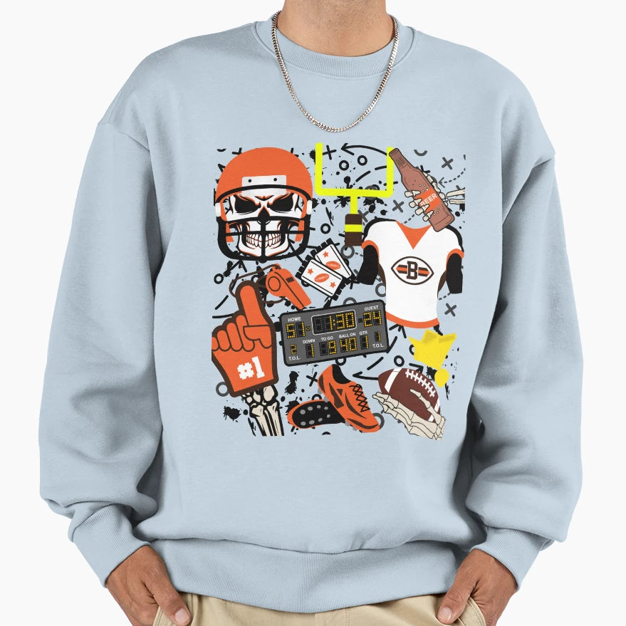 Browns Sweatshirt - Minimalist Print for Adults - T-Shirt, Sweatshirt, Hoodie