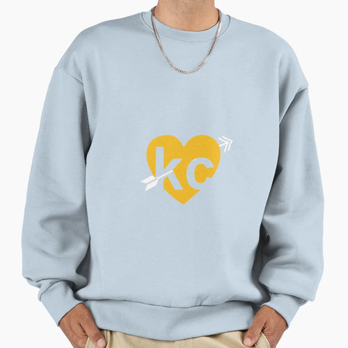 Kc Heart Sweatshirt - Custom Art Print Men Women - T-Shirt, Sweatshirt, Hoodie