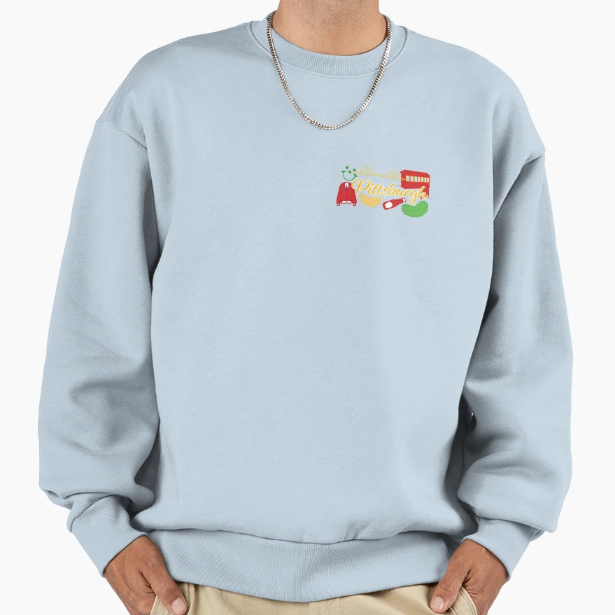 Pittsburgh Sweatshirt - Custom Art Print Men Women - T-Shirt, Sweatshirt, Hoodie