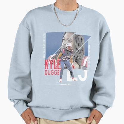 Kyle Dugger Football Art Sweatshirt - Trendy Graphic for Adults - T-Shirt, Sweatshirt, Hoodie