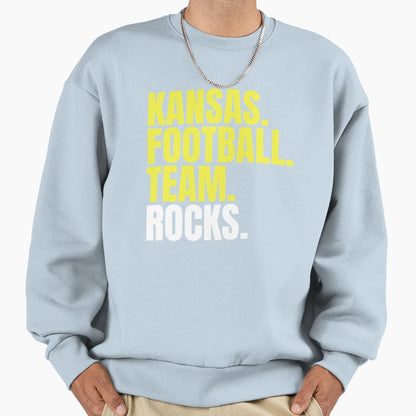 Copy Kansas City Football Kansas Sweatshirt - Graphic Print Men Women - T-Shirt, Sweatshirt, Hoodie