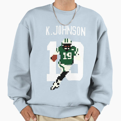 Keyshawn Johnson 19 Pixel Art New Sweatshirt - Graphic Print Men Women - T-Shirt, Sweatshirt, Hoodie
