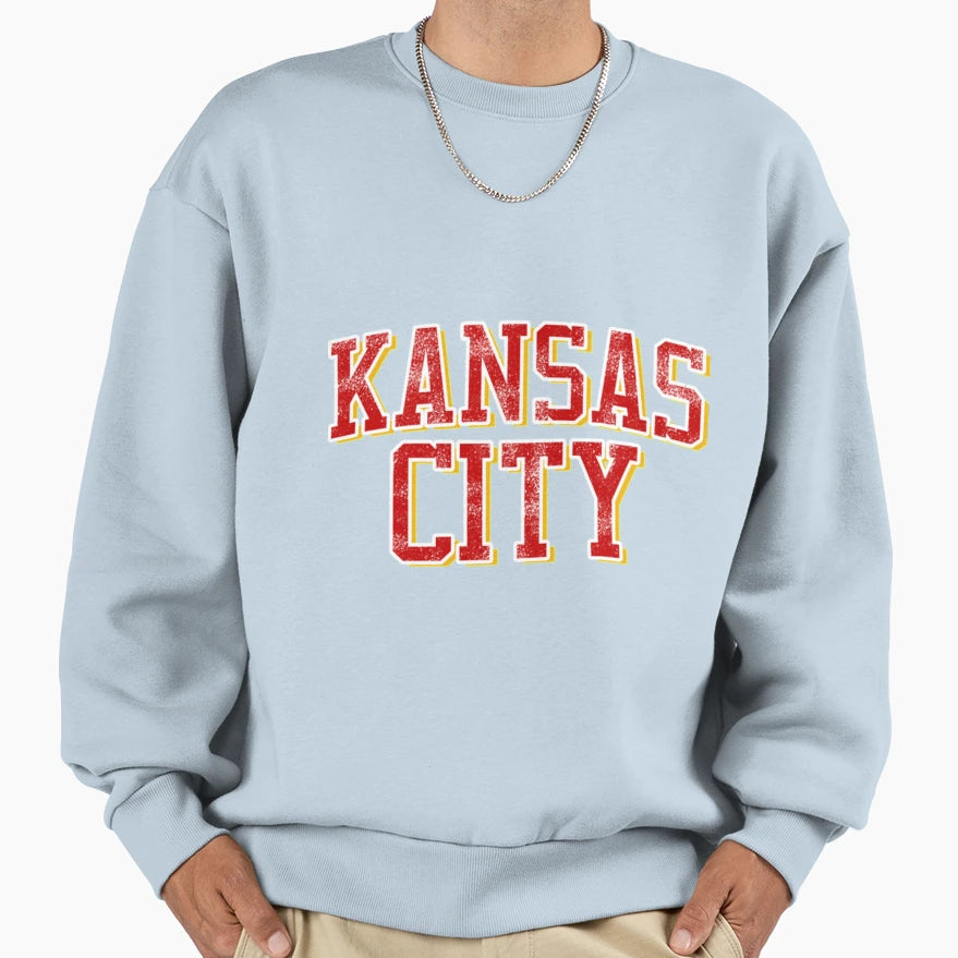 Kansas City Kc Football T-Shirt - Trendy Graphic Men Women - T-Shirt, Sweatshirt, Hoodie