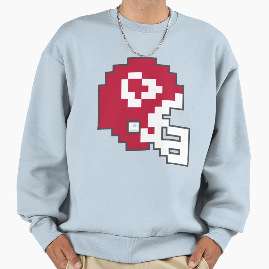 Kansas City Tecmo Bowl Helmet And T-Shirt - Graphic Print Men Women - T-Shirt, Sweatshirt, Hoodie