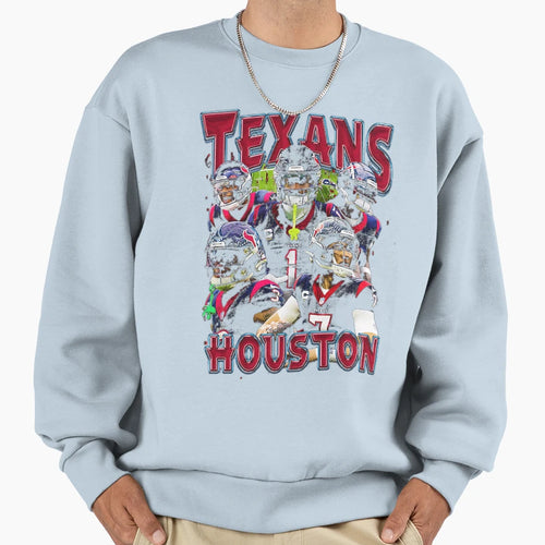 Houston Team Sweatshirt - Minimalist Print for Adults - T-Shirt, Sweatshirt, Hoodie