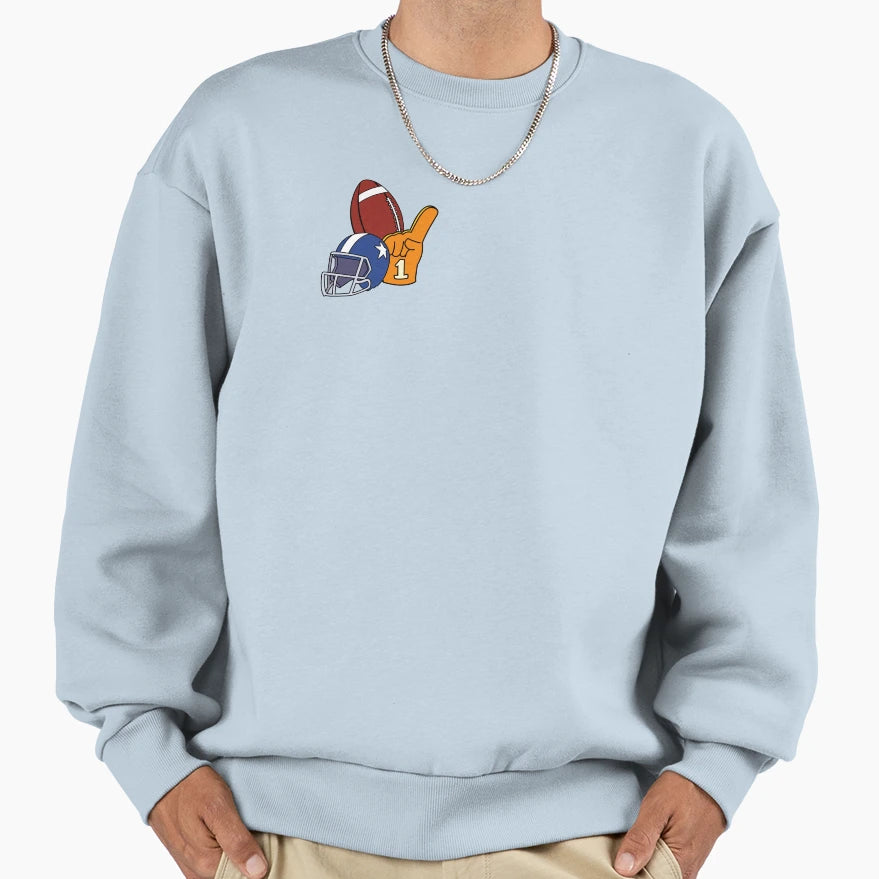 Americain Football Supporter Hydro Sweatshirt - Graphic Print for Adults - T-Shirt, Sweatshirt, Hoodie