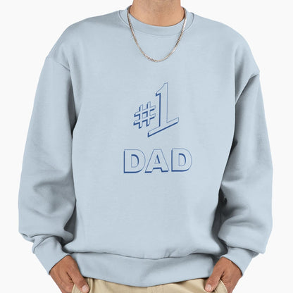 1 Dad Tshirt3645 T-Shirt - Fun Novelty Design for Adults - T-Shirt, Sweatshirt, Hoodie