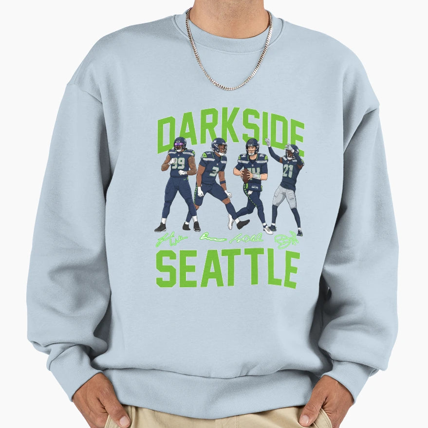 Dark Side Seattle Sweatshirt - Minimalist Print Men Women - T-Shirt, Sweatshirt, Hoodie