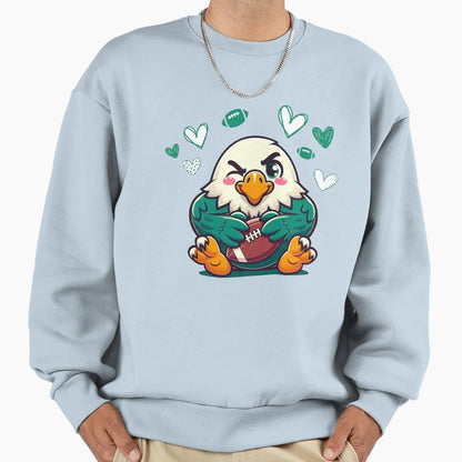 Bird Gang Football New Sweatshirt - Graphic Print for Adults - T-Shirt, Sweatshirt, Hoodie