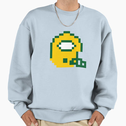 8 Bit Green Bay Sweatshirt - Novelty Apparel for Adults - T-Shirt, Sweatshirt, Hoodie