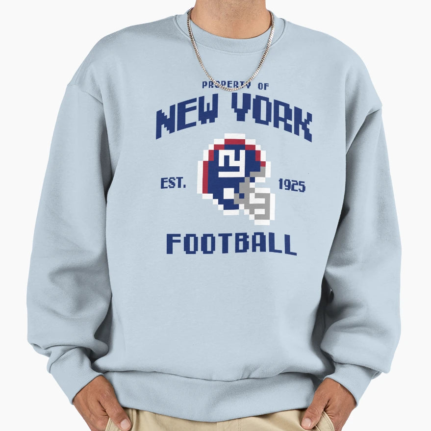 Property New York Giants Football Sweatshirt - Minimalist Print Men Women - T-Shirt, Sweatshirt, Hoodie